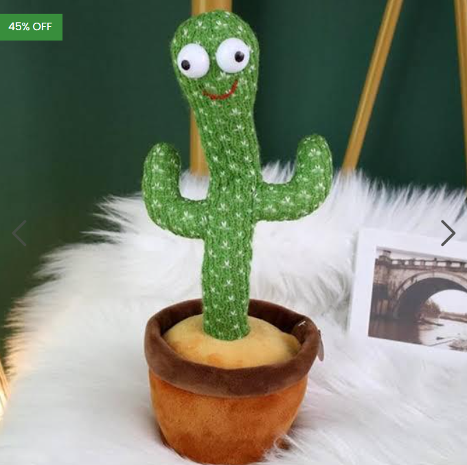 Dancing Talking Cactus Toy Rechargeable